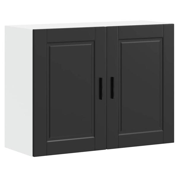 Küchen-Hängeschrank Porto Schwarz Holzwerkstoff