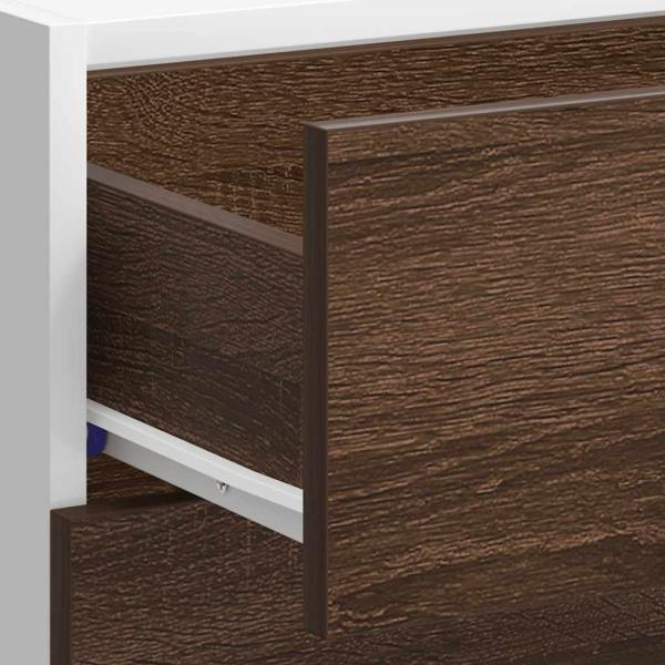 Unterschrank Braun Eichen-Optik 40x46x81,5 cm Holzwerkstoff