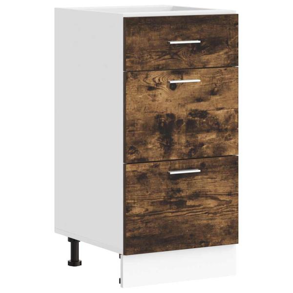 Unterschrank Räuchereiche 40x46x81,5 cm Holzwerkstoff