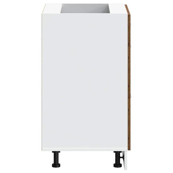 Küchenunterschrank Altholz-Optik Holzwerkstoff