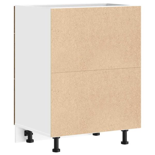 Küchenunterschrank Altholz-Optik Holzwerkstoff