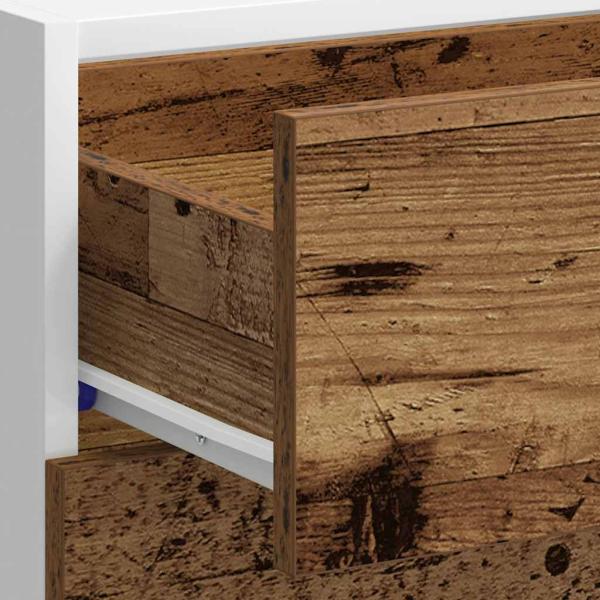 Küchenunterschrank Altholz-Optik Holzwerkstoff