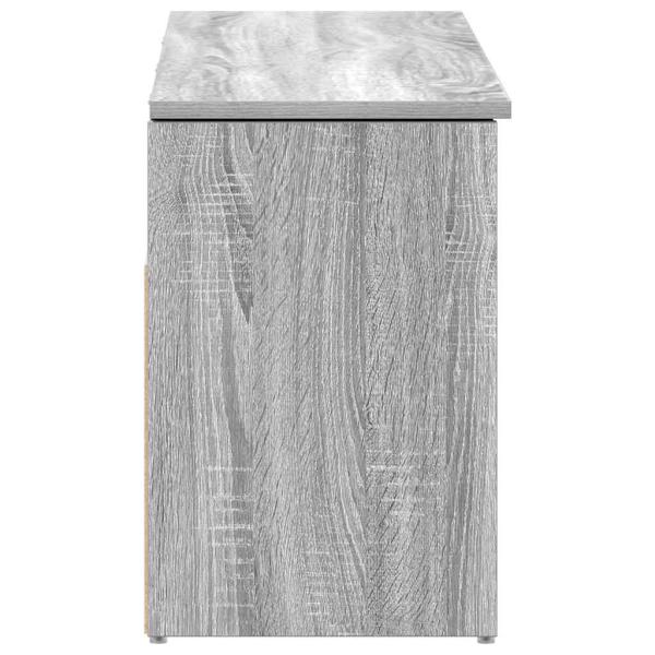 Schuhbank Grau Sonoma 102x30,5x45 cm Holzwerkstoff