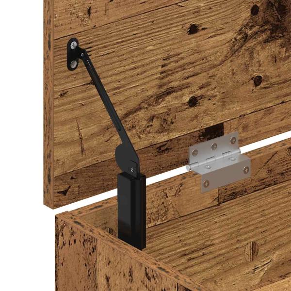 Schuhbank Altholz-Optik 102x30,5x45 cm Holzwerkstoff