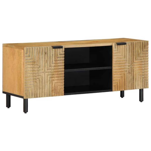 ARDEBO.de - TV-Schrank Braun 105x33x46 cm Massivholz Mango