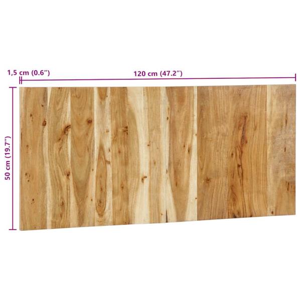 Kopfteil 120 cm Massivholz Akazie