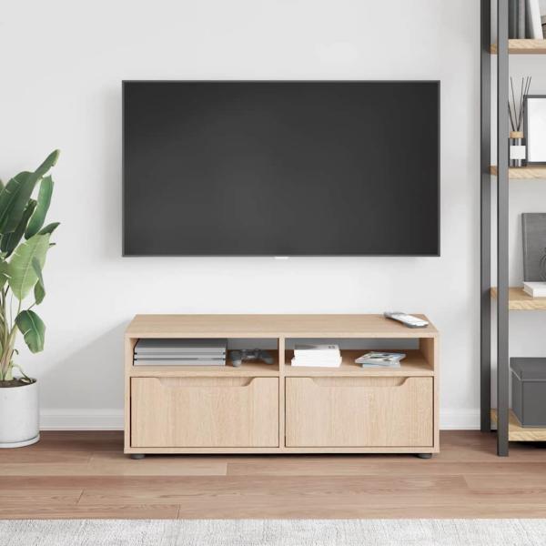 TV-Schrank VISNES Sonoma-Eiche 100x40x38 cm Holzwerkstoff