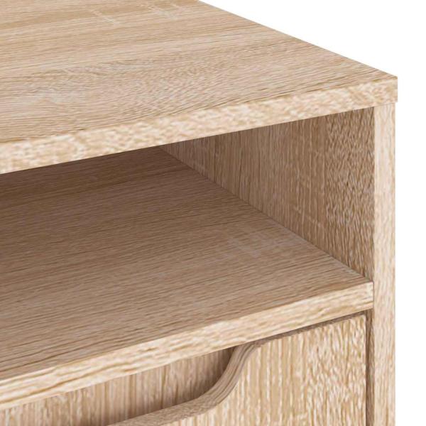 TV-Schrank VISNES Sonoma-Eiche 100x40x38 cm Holzwerkstoff