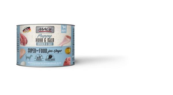 MACs Dog Puppy Huhn & Kalb 200g (Menge: 6 je Bestelleinheit)