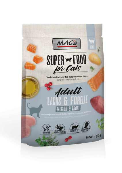 MACs Cat Adult Lachs & Forelle 300g