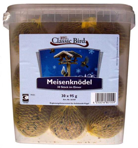 Classic Bird 30 Knödel mit Netz im Eimer