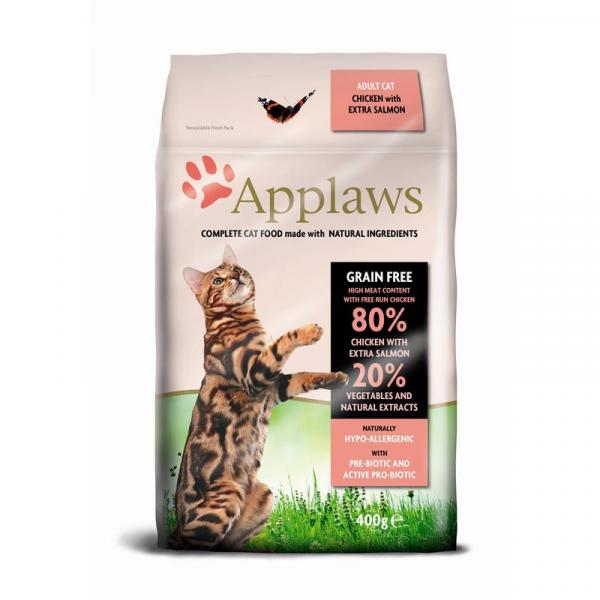 ARDEBO.de Applaws Cat Trockenfutter Hühnchen & Lachs 400 g