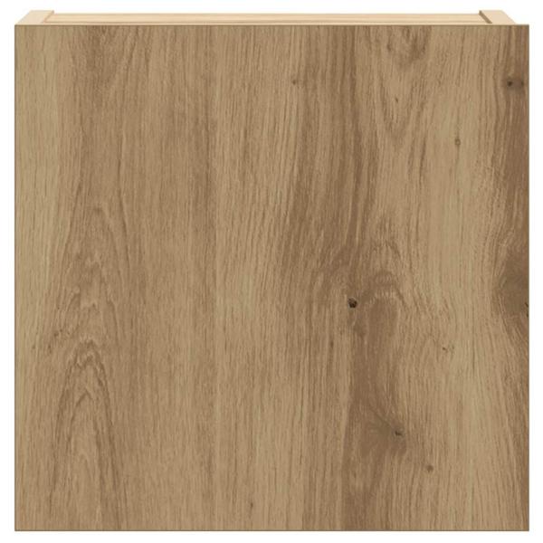 8-tlg. TV-Schrank-Set Wandmontage Artisan-Eiche Holzwerkstoff