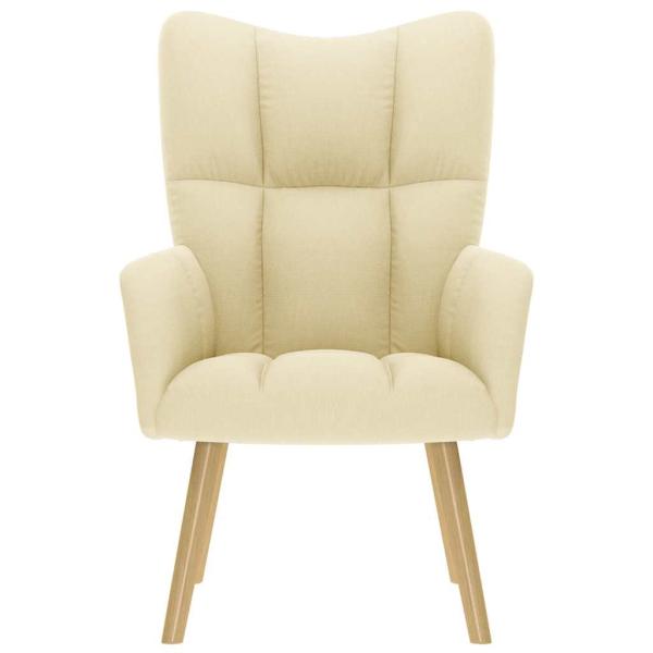 Relaxsessel Creme Stoff