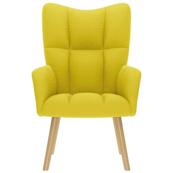 Relaxsessel Hellgelber Stoff