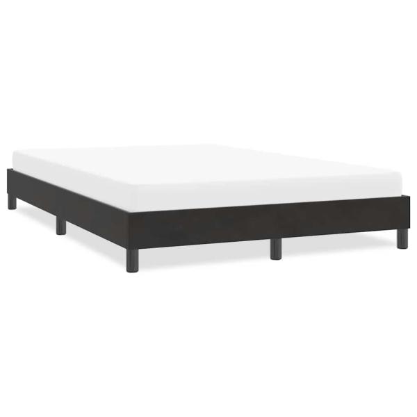 ARDEBO.de - Bettgestell ohne Matratze Schwarz 140x220 cm Samt