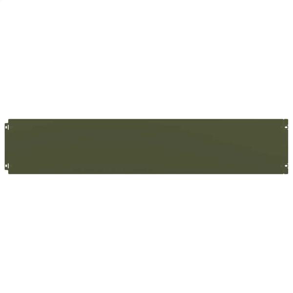 Rasenkanten 30 Stk. Olivgrün 20x103 cm Kaltgewalzter Stahl