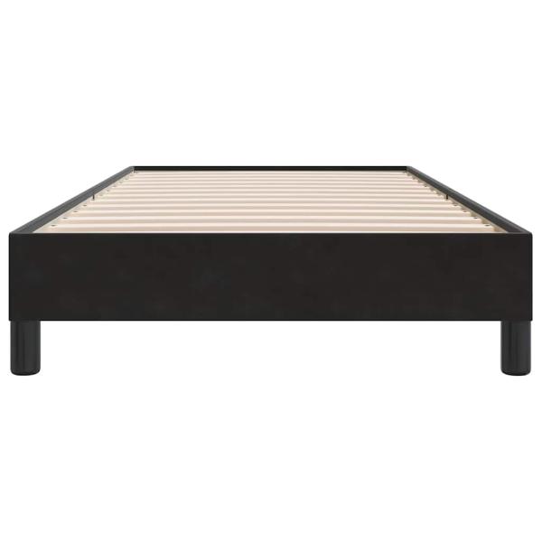 Bettgestell ohne Matratze Schwarz 100x220 cm Samt