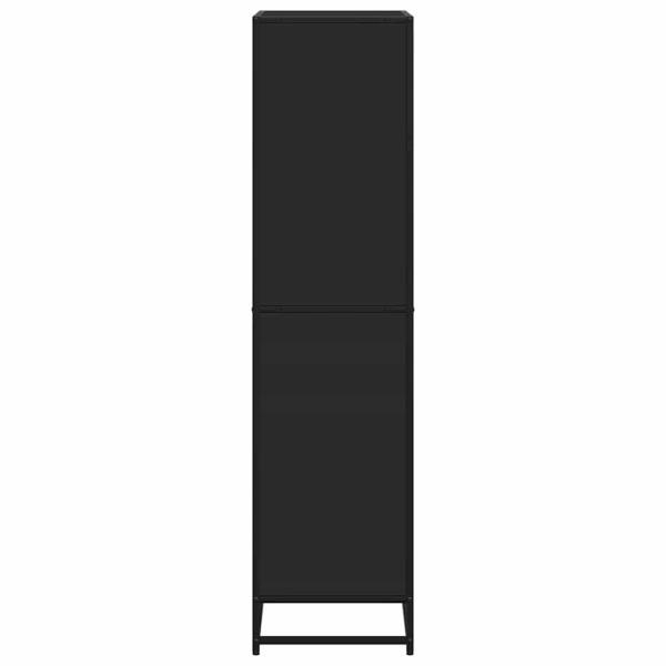 Bücherregal Schwarz 60x35x139 cm Holzwerkstoff