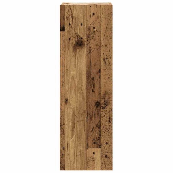 6-tlg. TV-Schrank-Set Wandmontage Altholz-Optik Holzwerkstoff