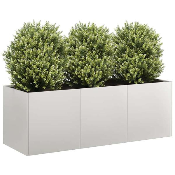 ARDEBO.de - Pflanzkübel 120x40x40 cm Edelstahl