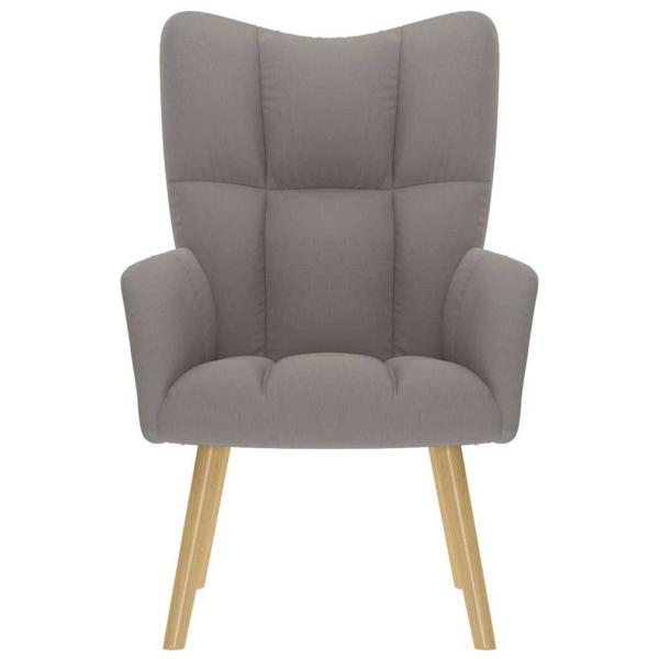 Relaxsessel Taupe Stoff