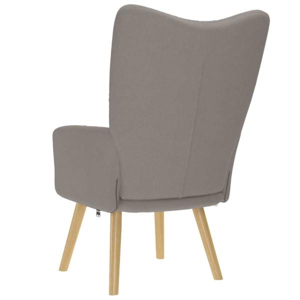 Relaxsessel Taupe Stoff