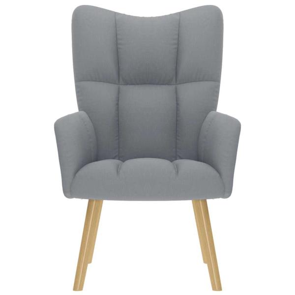 Relaxsessel Hellgrau Stoff