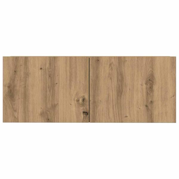 3-tlg. TV-Schrank-Set Wandmontage Artisan-Eiche Holzwerkstoff