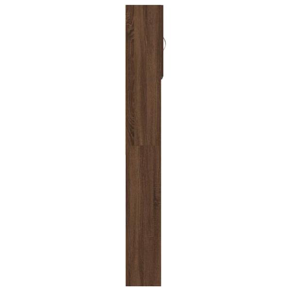 Waschmaschinenschrank Braun Eichen-Optik 64x24x190 cm