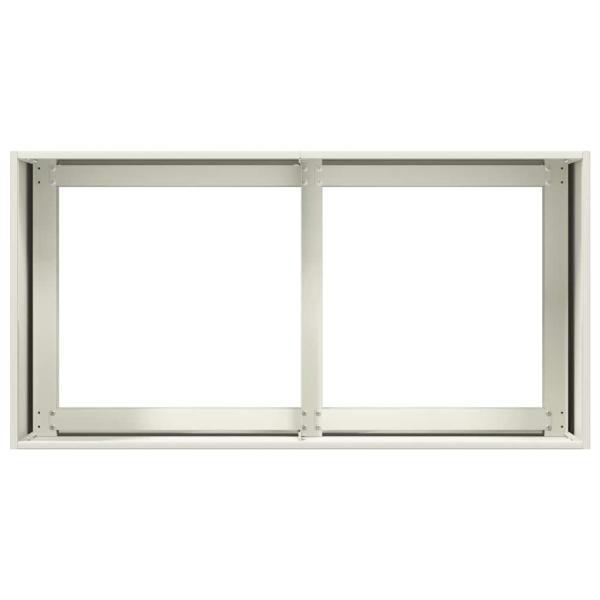 Pflanzkübel Weiß 80x40x40 cm Kaltgewalzter Stahl