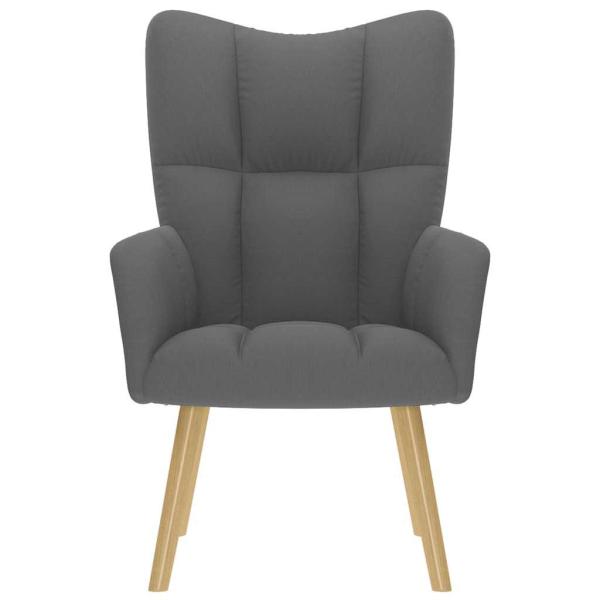 Relaxsessel Dunkelgrau Stoff