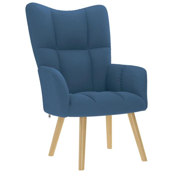 ARDEBO.de - Relaxsessel Blau Stoff