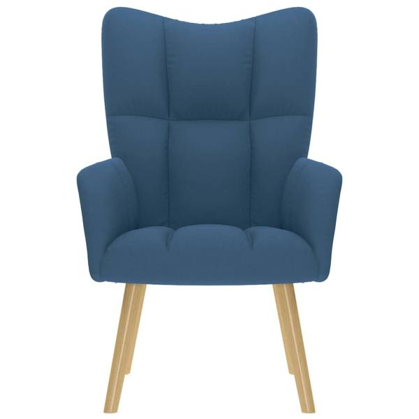 Relaxsessel Blau Stoff