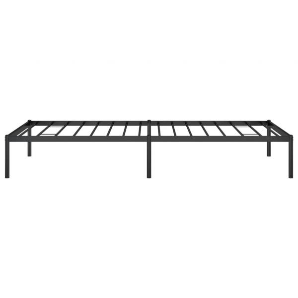 Bettgestell Metall Schwarz 90x200 cm
