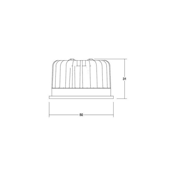Brumberg DISC LED-Einsatz, MR16, 6 W, mit Linsenoptik, 350 mA (12920603)