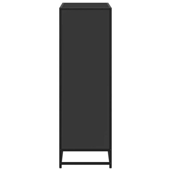 Bücherregal Schwarz 80,5x35x107,5 cm Holzwerkstoff
