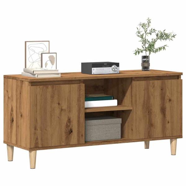 ARDEBO.de - TV-Schrank Artisan-Eiche 102x35x50 cm Holzwerkstoff