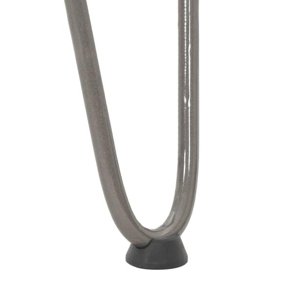Haarnadelbeine 4 Stk. Naturstahl 42 cm Massivstahl