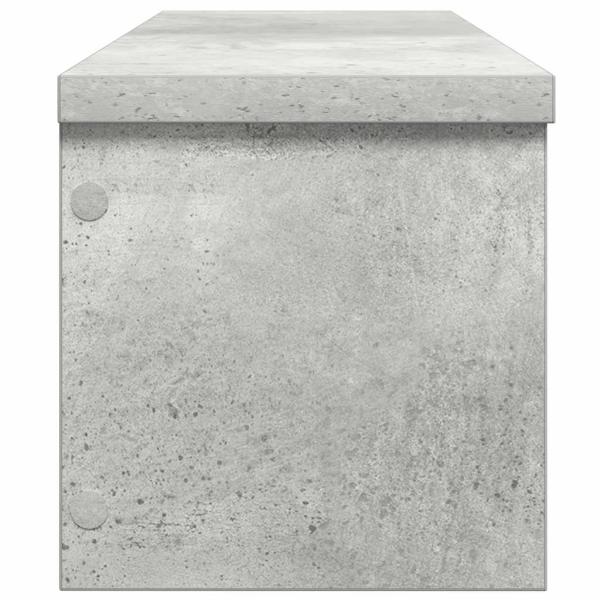 Küchenregale Stapelbar 2 Stk. Betongrau 50x15x16 cm