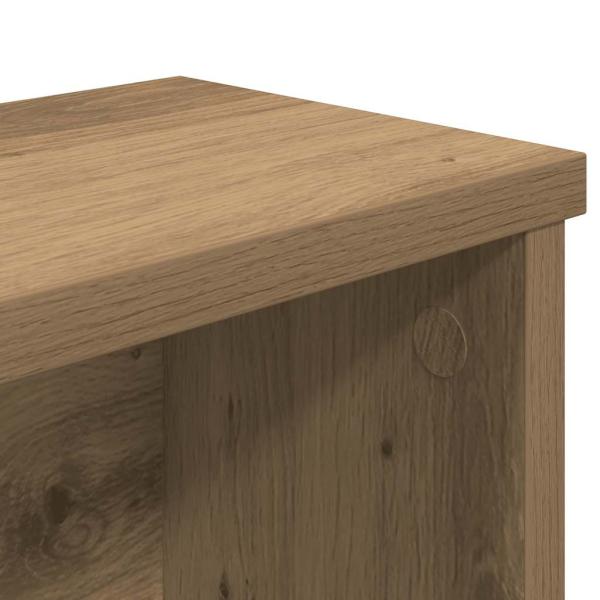 Küchenregal Stapelbar Artisan-Eiche 50x15x16 cm Holzwerkstoff