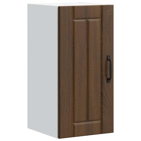 ARDEBO.de - Küchen-Hängeschrank Lucca Braun Eichen-Optik Holzwerkstoff