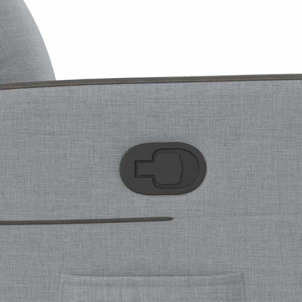 Relaxsessel Hellgrau Stoff