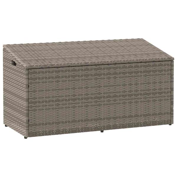 ARDEBO.de - Garten-Auflagenbox Grau 110x50x58 cm Poly Rattan