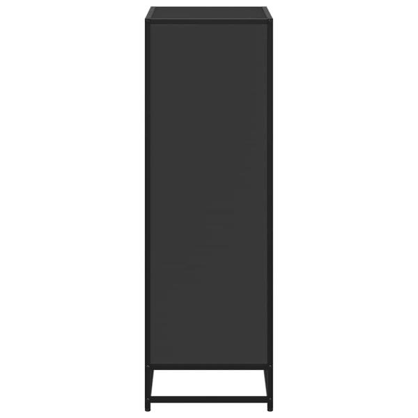 Bücherregal Schwarz 60x35x107,5 cm Holzwerkstoff
