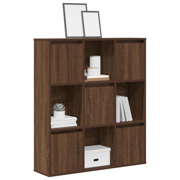 ARDEBO.de - Bücherregal Braun Eichen-Optik 89x24x101,5 cm Holzwerkstoff