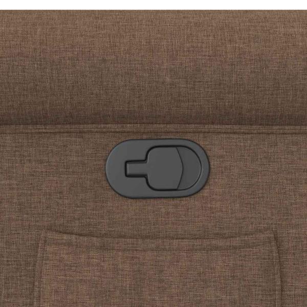 Relaxsessel Braun Stoff