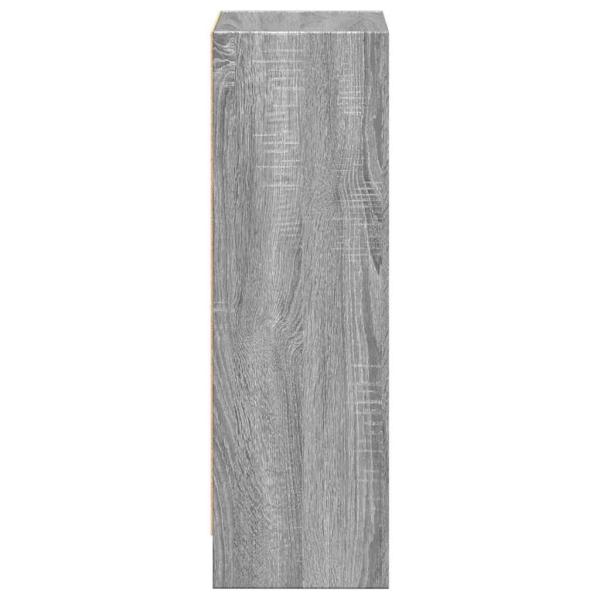 Bücherregal Grau Sonoma 40x24x76 cm Holzwerkstoff