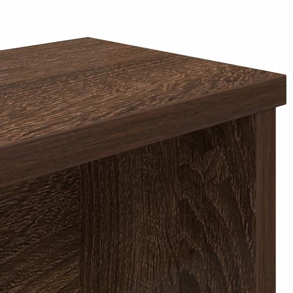Küchenregal Stapelbar Braun Eichen-Optik 50x15x16 cm