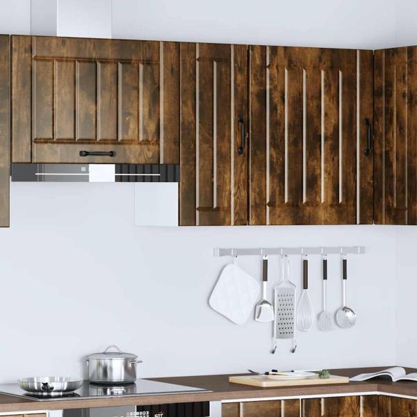 Küchen-Hängeschrank Lucca Räuchereiche Holzwerkstoff